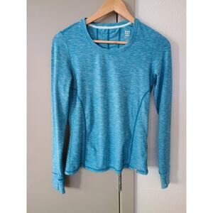 Title Nine athletic performance moisture wicking stretch hiking vibrant blue xs